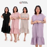 Gambar Nyonya Piyama Polymicro Dress - Polos Alaia dari NyonyaPiyama Kota Administrasi Jakarta Barat 1 Tokopedia