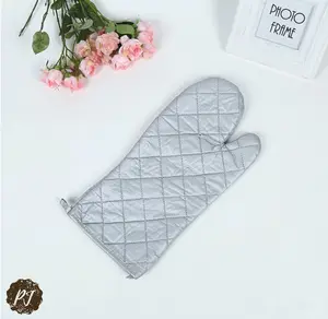Sarung Tangan Oven Dapur Anti Panas Silver / Microwave Grill Kitchen Gloves Mitts Premium