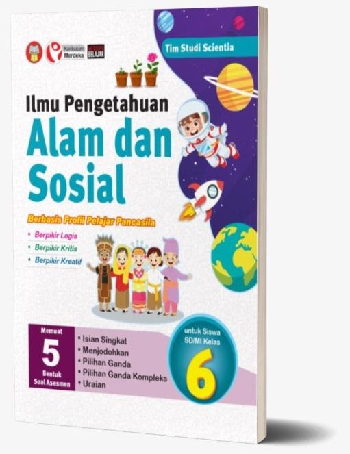 Jual BUKU ILMU PENGETAHUAN ALAM DAN SOSIAL (IPAS) SD/MI KELAS 6 (KUR ...