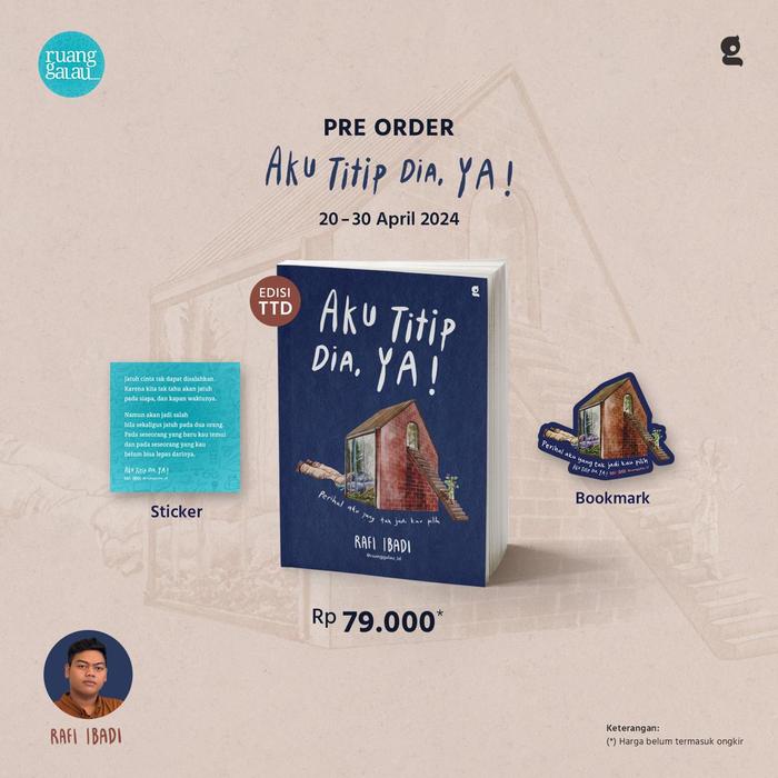 Gambar Buku Novel Aku Titip Dia Ya! - Rafi Ibadi - @ruanggalau - Bumi fiksi dari Bumi Fiksi Makassar Kota Makassar Tokopedia