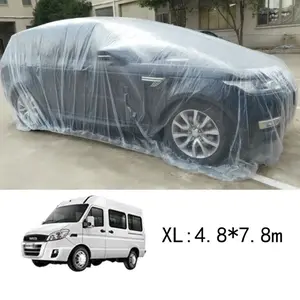 AM-73 Sarung Mobil Penutup Mobil Waterproof Cover Car Plastik Bening Transparan Tahan Air Tahan Debu