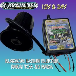 Terlaris KLAKSON BASURI ELEKTRIK 30 NADA VERSI TOA 12V & 24V