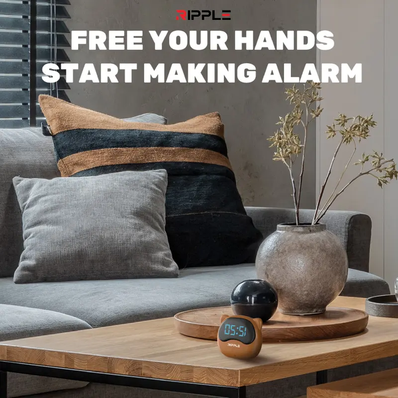 Smart AI Remote AC/TV Ripple NUKI voice command Alarm Night Lamp 3