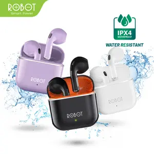 Robot TWS Wireless Earphone Airbuds T50S Original BT 5.3 Garansi 1th