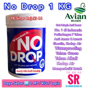 TB Sinar Rejeki 44 No Drop 1 KG Warna Komplit Cat Pelapis Anti Bocor Avian Brands