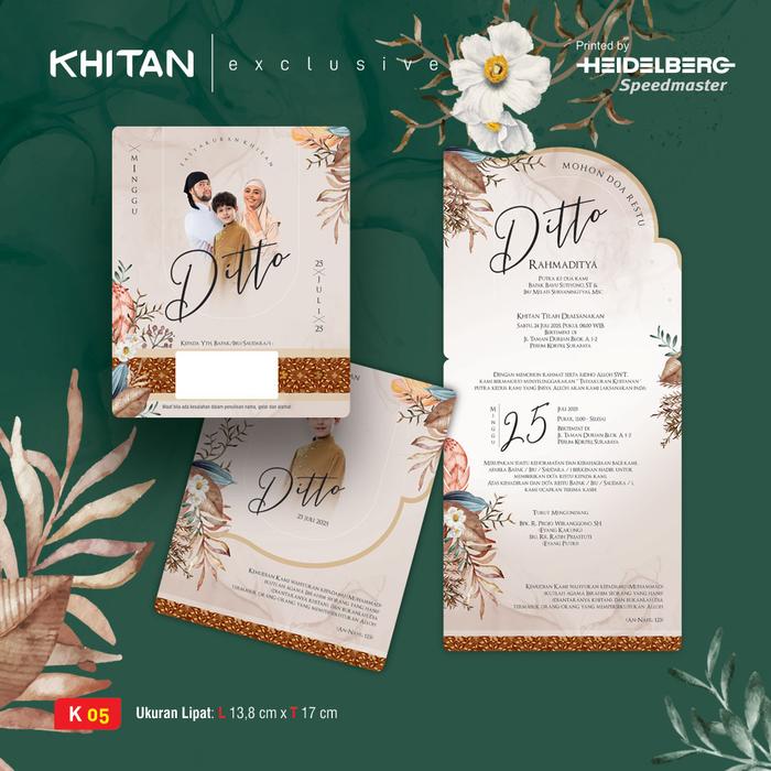 Gambar Blangko Undangan SUNAT / KHITANAN ANAK / SUNANTAN / KHITAN K 05 / JAVA CARD dari Toko Bintang Kasih Kota Pasuruan Tokopedia