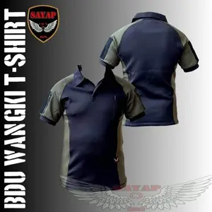 Baju Kaos tactical lengan pendek pria wanita kaus tactical full scuba