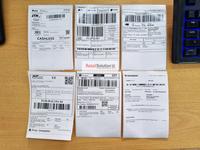 Gambar Stiker Label Barcode Resi Alamat UK A6 100x150 mm Isi 300pcs - Thermal dari Retail Solution_NEW Kota Bandung 3 Tokopedia