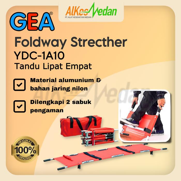 Gambar TANDU LIPAT 4 GEA YDC 1A10 FOLDING STRETCHER TANDU LIPAT GEA dari Alkes Medan Shop Kota Medan Tokopedia