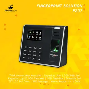 Mesin Absen Sidik Jari Fingerprint Solution P207 For Kantor | Bank