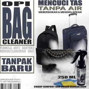 pembersih tas dari jamur dan kotoran sekaligus mengkilapkan permukaan