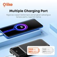 Gambar Olike P106 Powerbank 10000mAh USB + TYPE C 10.000 mAh Power Bank 5V 2.4A 12W Safe Charging - Hitam dari QUEEN id Official Kab. Tangerang 2 Tokopedia