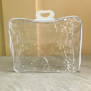 Tas Kantong Bedcover Mika Tebal Gagang Merak/Plastik