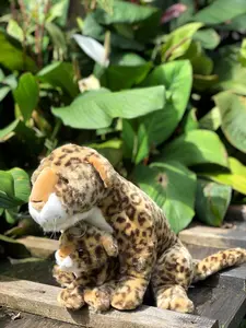 Boneka Cheetah dan Bayi Cheetah Safari Wonders Indonesia Lucu dan unik Untuk Mainan Anak