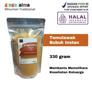 Temulawak Minuman Tradisional Bubuk Instan 330 Gram Gingeralma