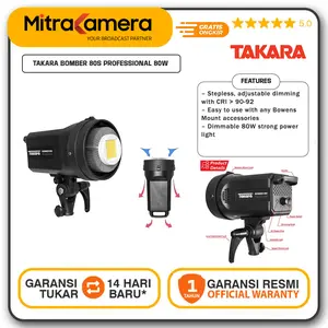 Takara BOMBER 80S Professional 80W Video LED Light