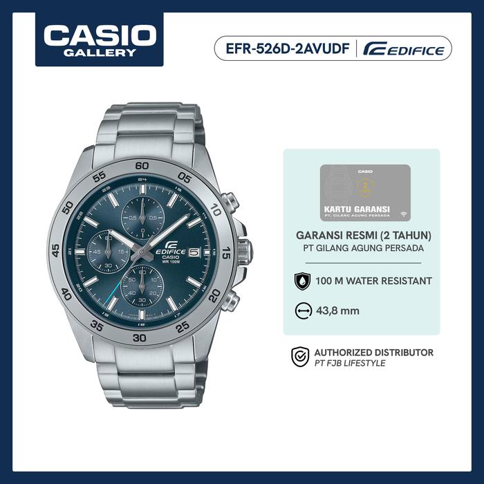Gambar Jam Tangan Pria Edifice EFR-526D-2AVUDF Analog dari Casio Gallery Indonesia Kota Administrasi Jakarta Pusat Tokopedia