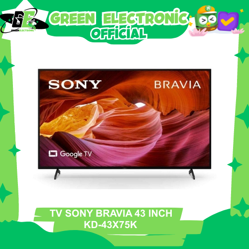 Gambar SONY KD-43X75K 43 INCHI BRAVIA UHD 4K HDR GOOGLE TV SMART 43X75K dari Green Electronic Official Kota Administrasi Jakarta Barat Tokopedia