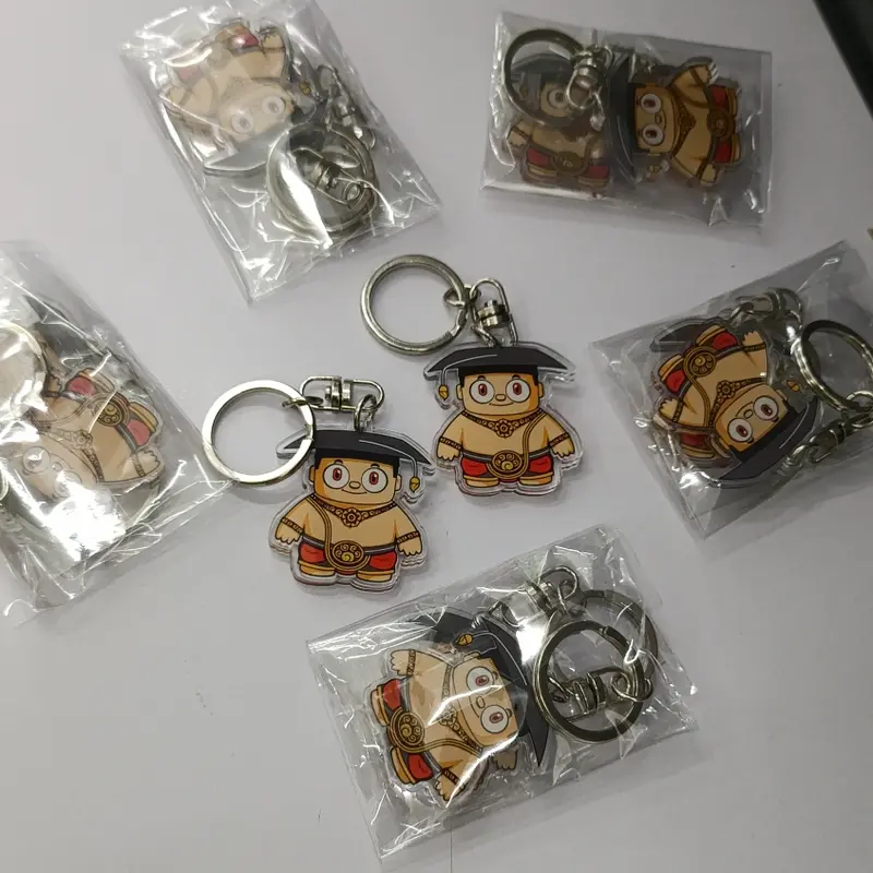 Gantungan Kunci Akrilik Acrylic 1 sisi dan 2 Sisi Gambar Bebas Custom Satuan 2