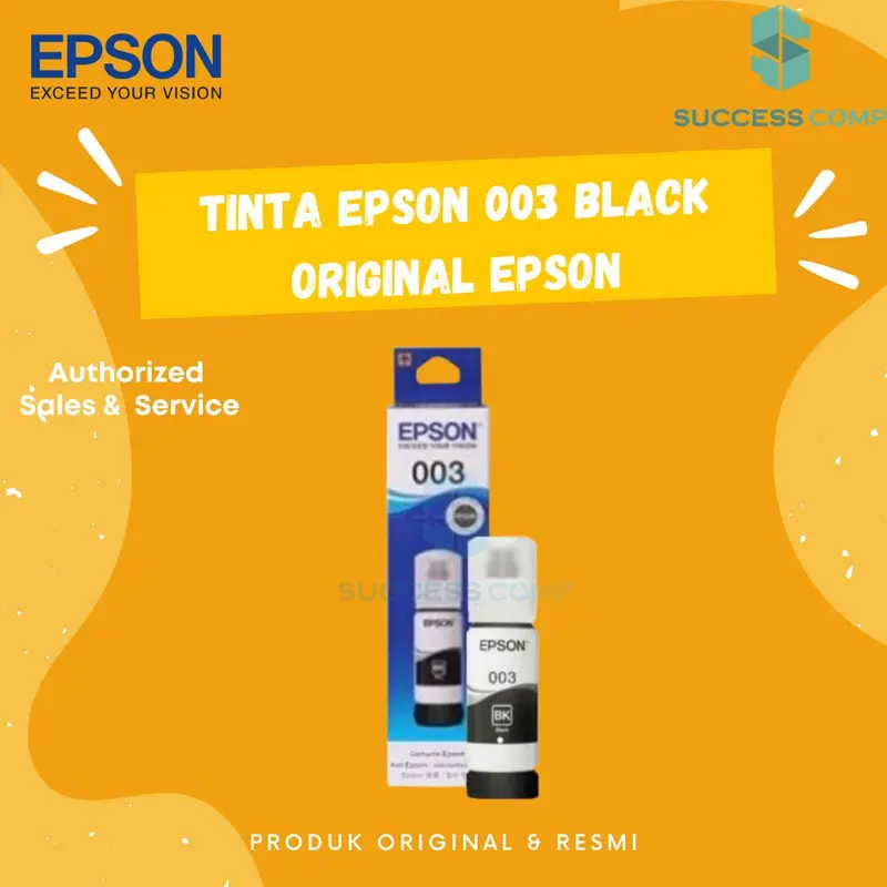 Tinta Epson 003 Black Original L3110 L3100 0