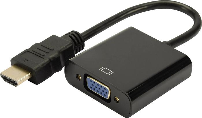 Gambar NYK Konvertor Kabel HDMI To VGA Convertor Cable For Display Laptop, PC dari JNC KOMPUTER Kota Administrasi Jakarta Pusat Tokopedia
