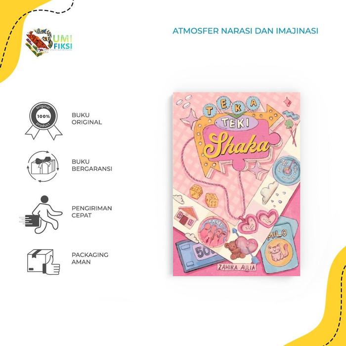 Gambar Buku Novel Teka Teki Shaka - Rainbook Publishing - Zahira Aulia dari bumifiksijakarta Jakarta Selatan Tokopedia