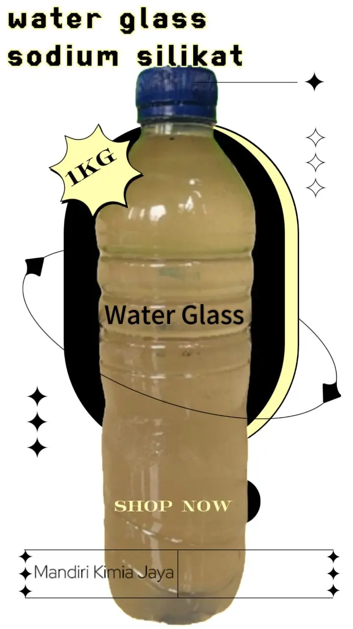 WATERGLASS NATRIUM SODIUM SILIKAT 1KG