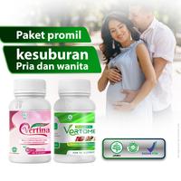 Gambar Paket Promil pria dan wanita Vertomen Vertina dari Herbaterapi id Kab. Kudus 3 Tokopedia