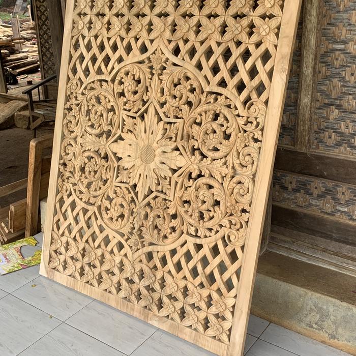 Jual PANEL UKIRAN KAYU JATI UNTUK DINDING - Kab. Jepara - Jepara Quality  Furniture | Tokopedia
