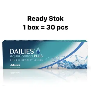 DAILIES ALCON AQUA COMFORT PLUS ONE DAY CONTACT LENSES SOFTLENS DAILY