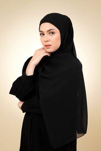 Gambar ZYTADELIA Myra Pashmina - Black dari zytadeliastore Kota Administrasi Jakarta Timur 2 Tokopedia