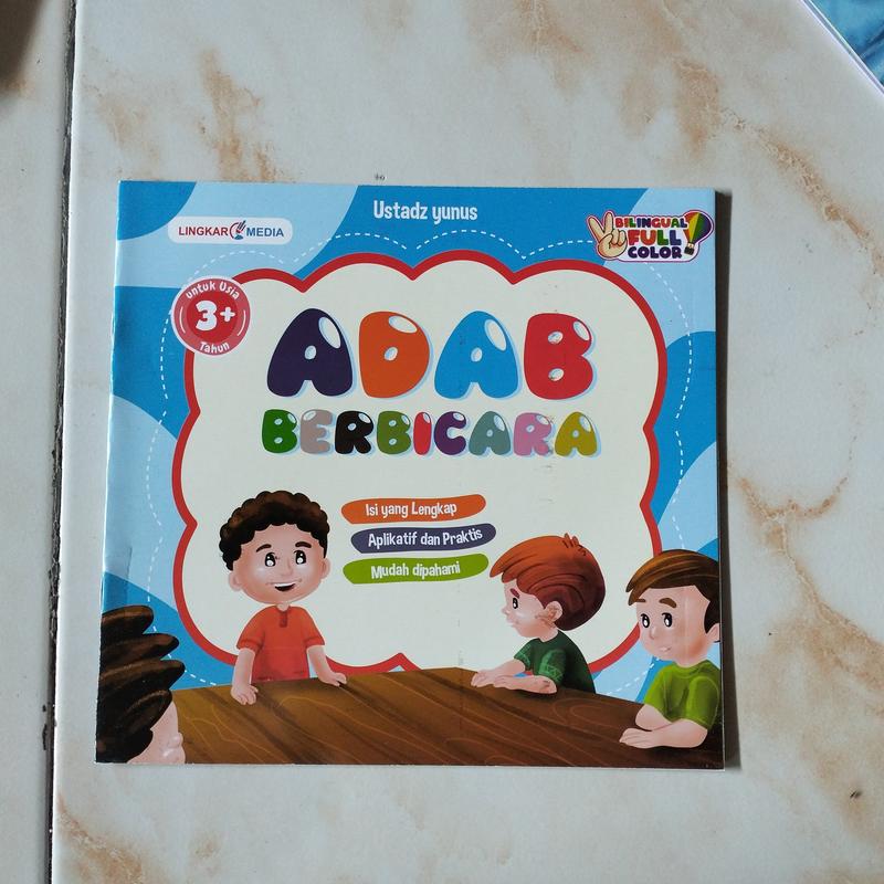 LM ADAB BERBICARA Bergambar Full Color - Shop | Tokopedia