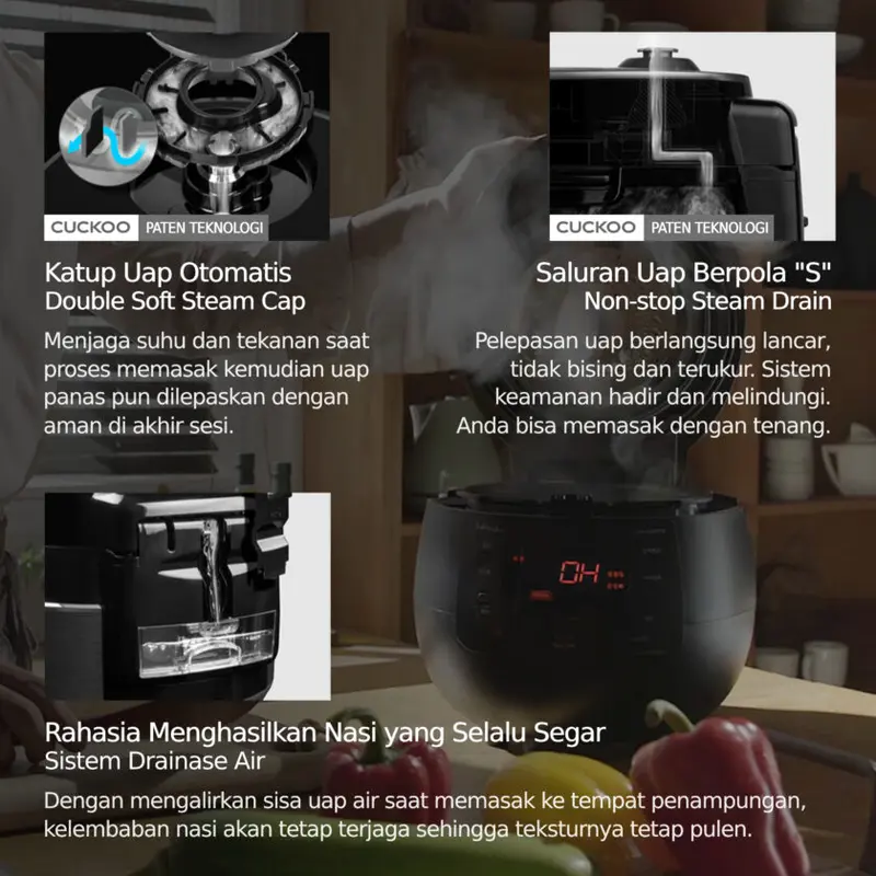 Rice Cooker Cuckoo 1.08 Liter CRPR0612F | Made In Korea 3