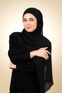 Gambar ZYTADELIA Myra Pashmina - Black dari zytadeliastore Kota Administrasi Jakarta Timur 1 Tokopedia