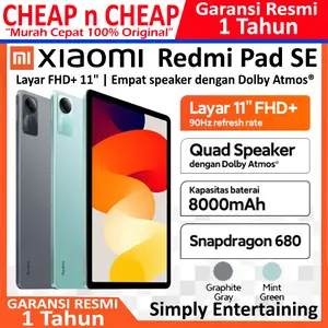 Xiaomi Redmi Pad SE 4GB 128GB Wifi Only Tablet Garansi Resmi