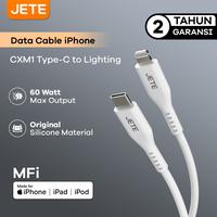 Gambar Kabel Data JETE CXM1 Kabel MFI Fast Charging USB Type C To Lightning 60 Watt Cable For iPhone 15 14 13 12 11 XR XS Plus Pro Max iPad dari Doran Gadget Official Kota Administrasi Jakarta Pusat 3 Tokopedia