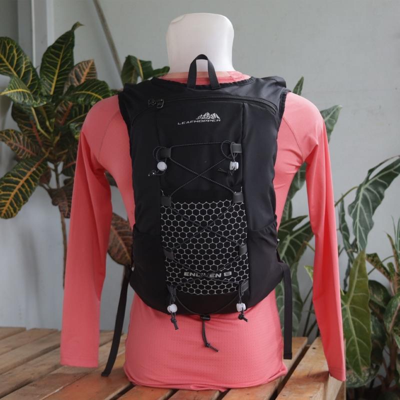 LEAFHOPPER HYDROPACK ENLIVEN 8 FOLDABLE TRAIL RUNNING DAN TAS SEPEDA 1