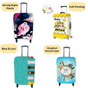 Sarung Koper 24 Inch  20 28 18 Elastis Luggage Cover Kode SKPR 20