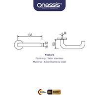 Gambar KUNCI PINTU ONASSIS LHD/ONS 201 SS dari ONASSIS BELLUCCI OFFICIAL Kota Tangerang 4 Tokopedia