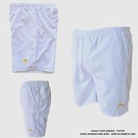 Gambar Frasser Celana Basket Pendek Pria Wanita Unisex Olahraga  Bulutangkis Badminton Tenis  Santai Sporty Premium Termurah 100% Original CLBS 03 - 7/8 MERAH, M dari Frasser Kota Surabaya 4 Tokopedia