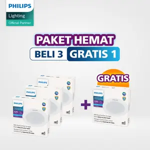 Beli 3 Gratis 1 Philips Lampu Radiantline Downlight DL190B 7W Putih