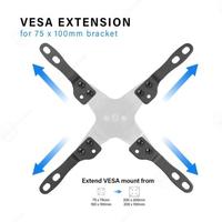 Gambar Oximus EV75 - Vesa Mount Adapter Kit | Vesa Extender 75 - 100 To 200mm - Black Edition  dari Duta Mandiri Infokom Kota Administrasi Jakarta Pusat 3 Tokopedia