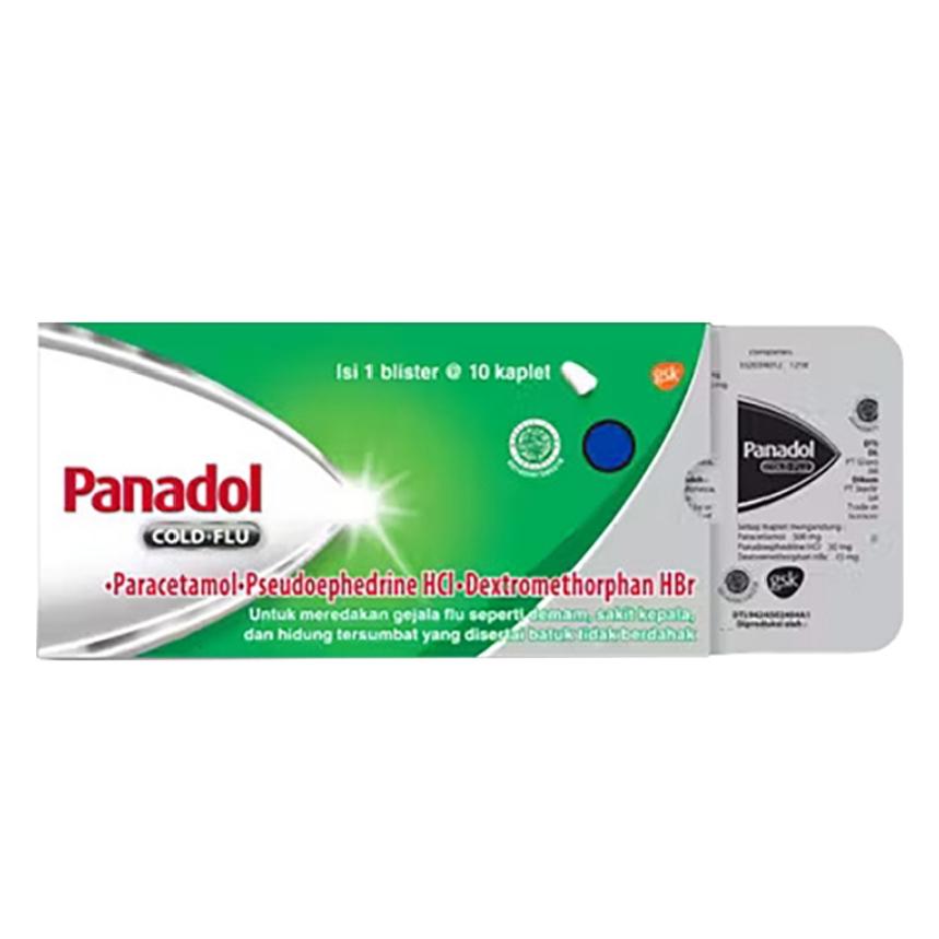 Panadol Obat Cold & Flu 10 Kaplet
