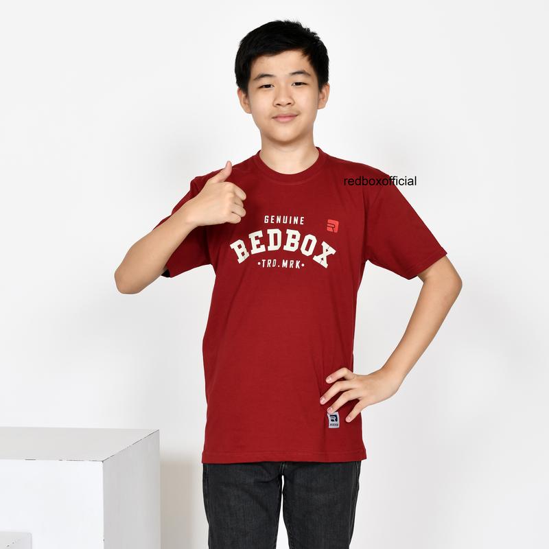 Baju Kaos Anak Laki Laki Tanggung Junior Remaja Premium Clothing Kekinian Katun Combed Navy Hitam Kuning Marun Abu Coklat REDBOX 3