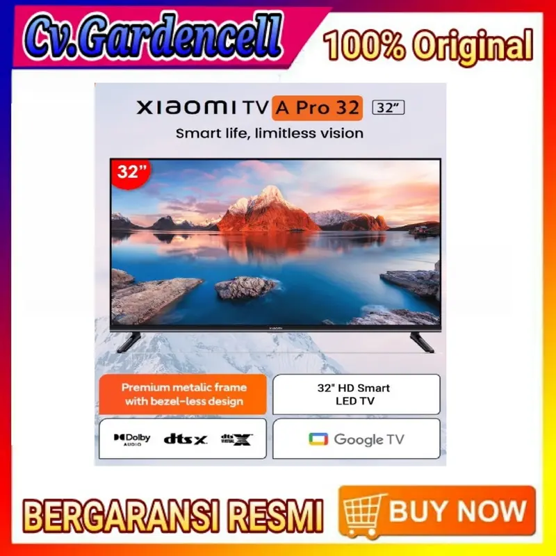 Xiaomi Android GTV 32 Inch A PRO HD Garansi Resmi 0