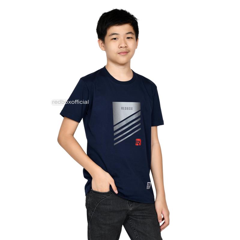 Baju Kaos Anak Laki Laki Tanggung Junior Remaja Premium Clothing Kekinian Katun Combed Navy Hitam Kuning Marun Abu Coklat REDBOX 0