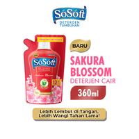 Gambar SoSoft Deterjen Cair Sakura Blossom Pouch 360ml x3 dari Wings Indonesia Kab. Sidoarjo 2 Tokopedia