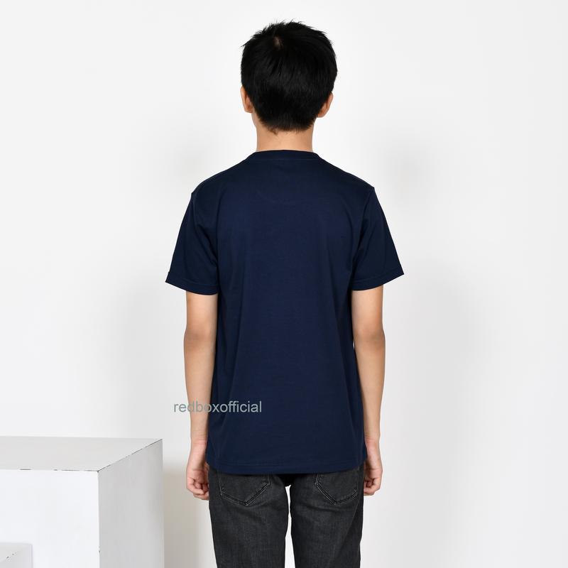 Baju Kaos Anak Laki Laki Tanggung Junior Remaja Premium Clothing Kekinian Katun Combed Navy Hitam Kuning Marun Abu Coklat REDBOX 6