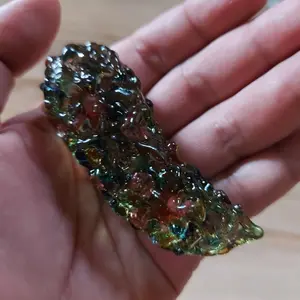 King Tiger LEKLAI KAEW Natural Holy Cave Moon Lp Somporn Blessed Thai