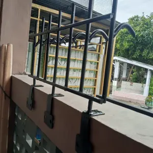 jeruji pengaman di atas tembok besi 8mm